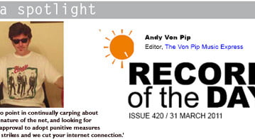 Interviewed By Record Of The Day.