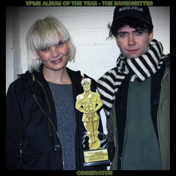 Von Pip Album Of The Year The Raveonettes