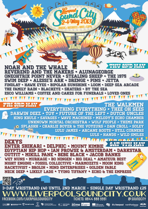 The VPME | Liverpool Sound City 2013 New Announcements! 2