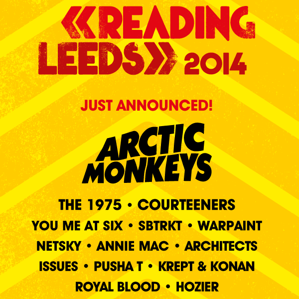 The VPME | Leeds & Reading Festival Headliners 2014