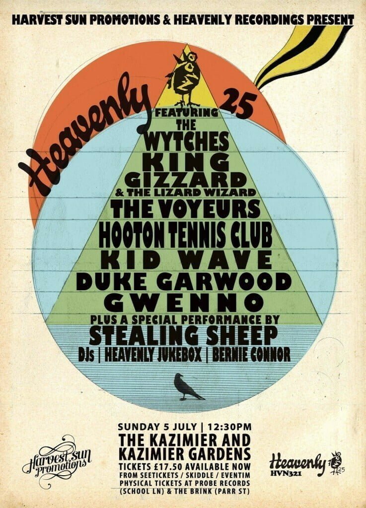 The VPME | HEAVENLY RECORDS - 25 Years Not Out - Anniversary Gig Preview. 1