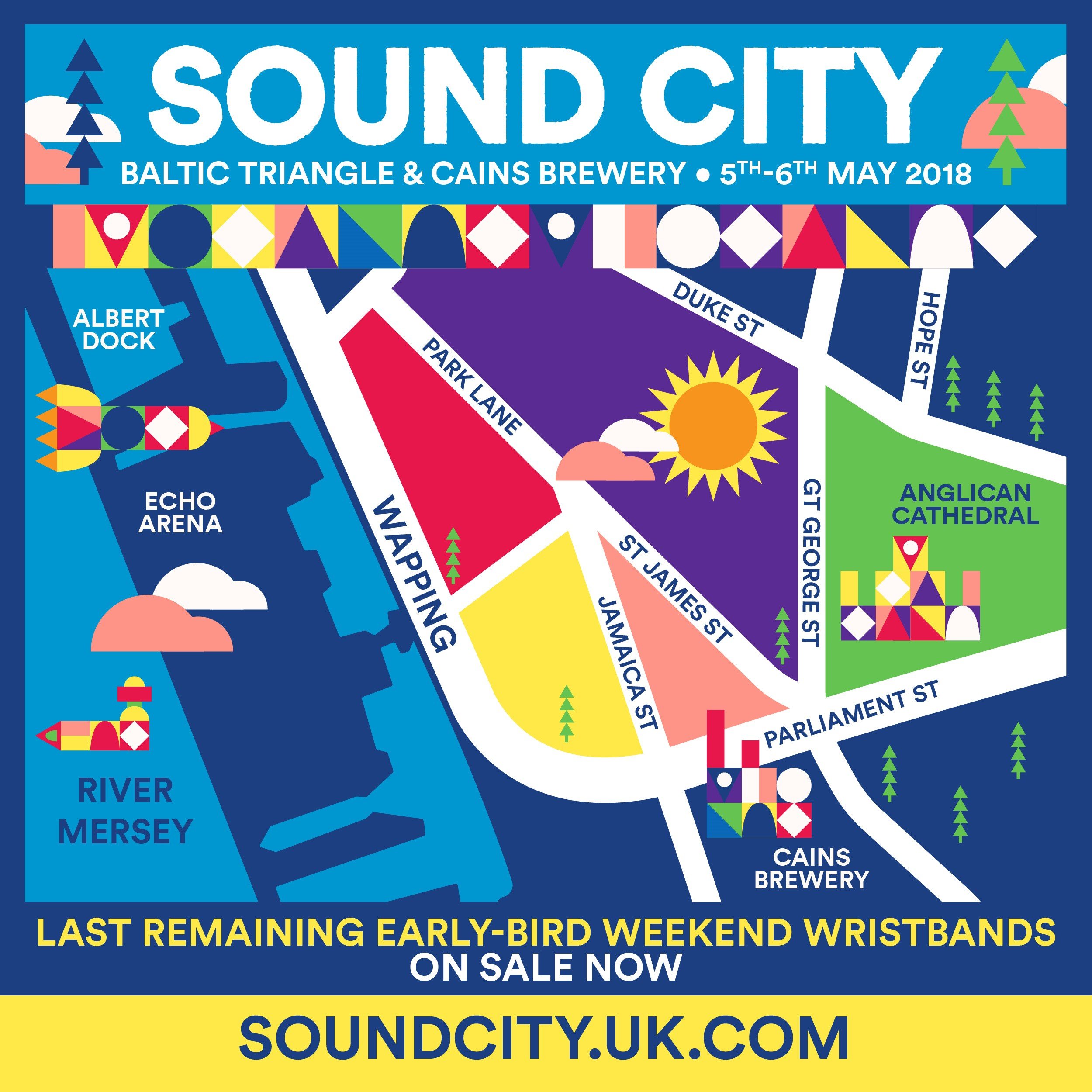 Sound City 2018 map