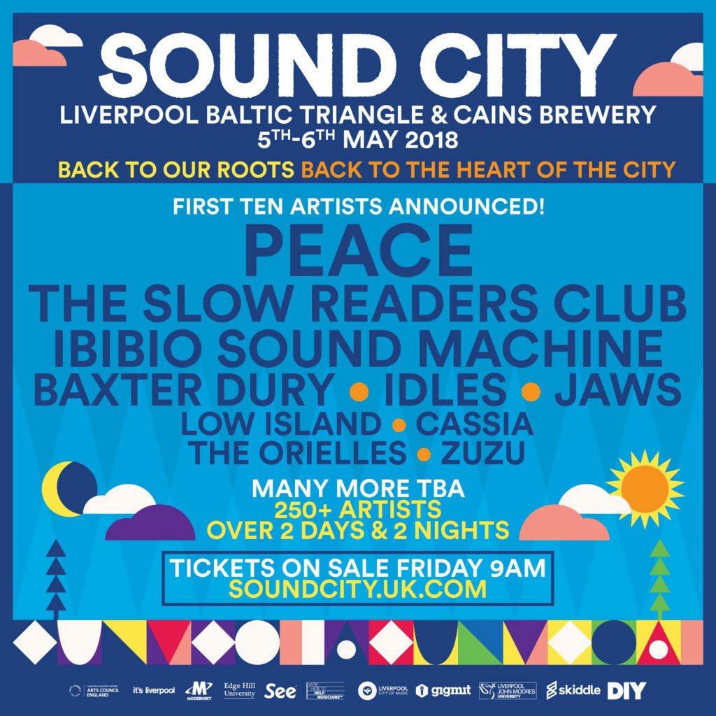The VPME | Sound City 2018 - First Acts Confirmed