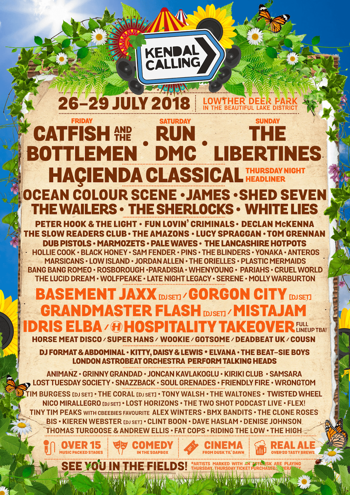 NEWS: LIMITED NUMBER OF TICKETS ON RESALE FOR KENDAL CALLING 2018! 2 Kendal Poster
