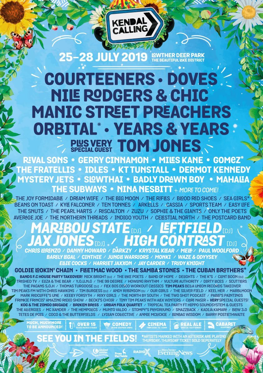 The VPME | Kendal Calling - 2019 Line Up.