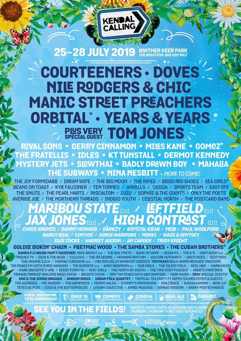 The VPME | Kendal Calling - 2019 Line Up.